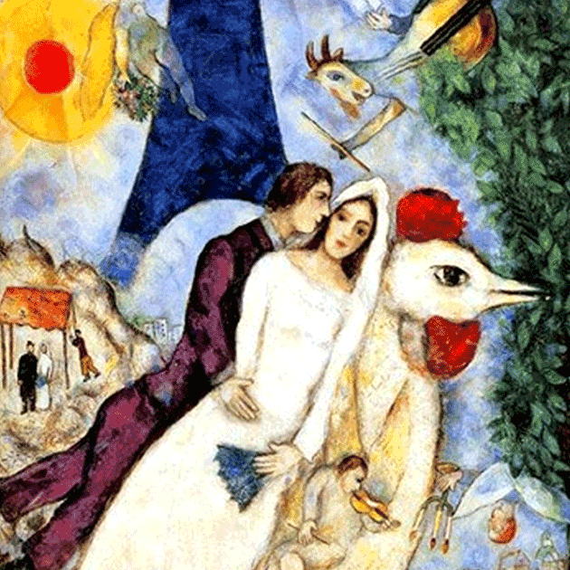 에펠탑의 신랑신부