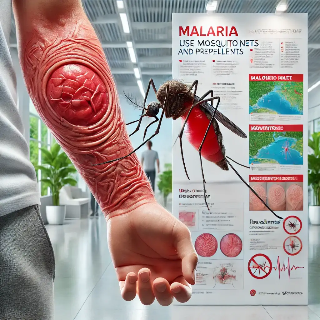 말라리아 모기 자국 특징 특성
