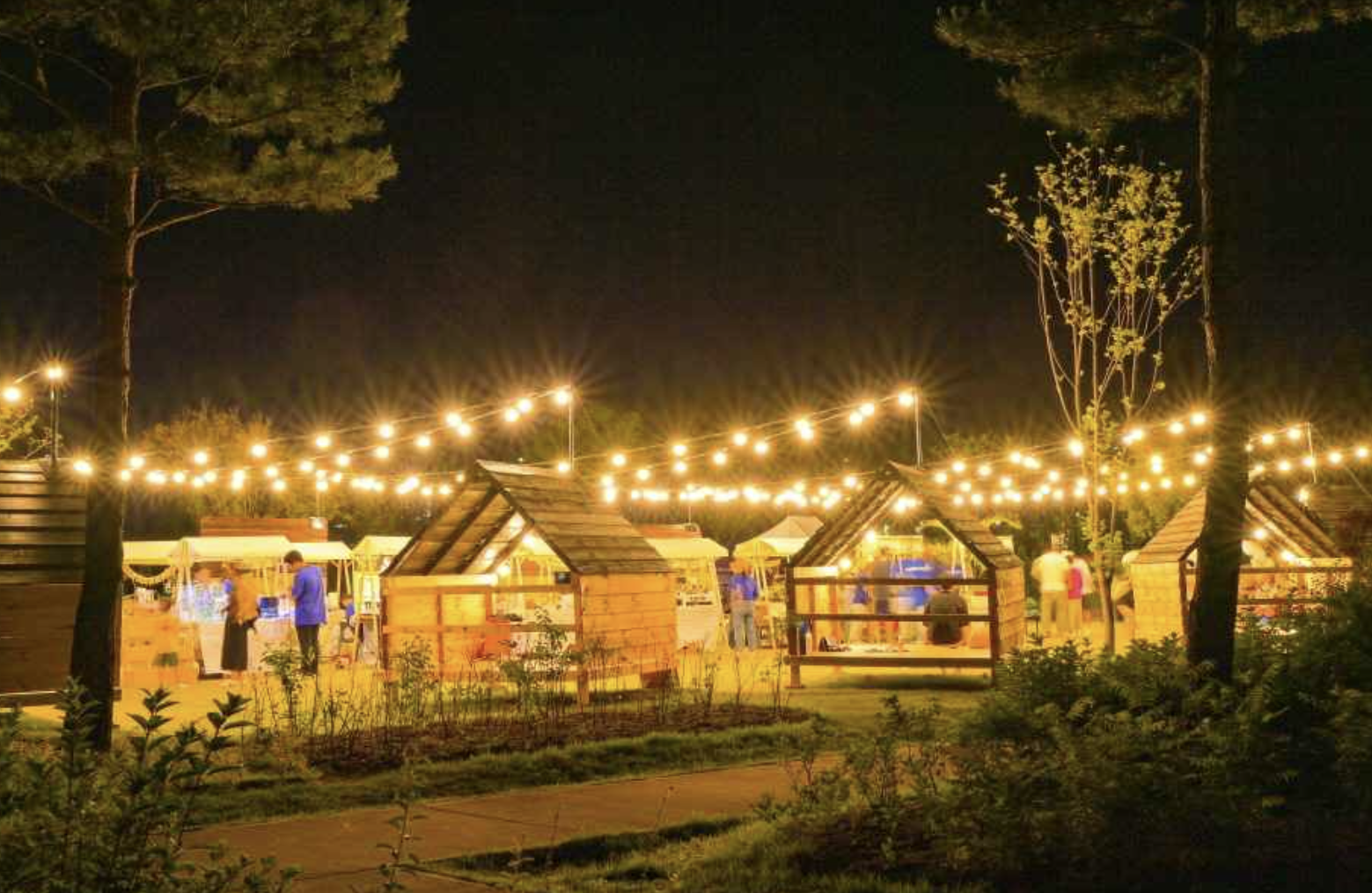 국립세종수목원 야간개장 플리마켓