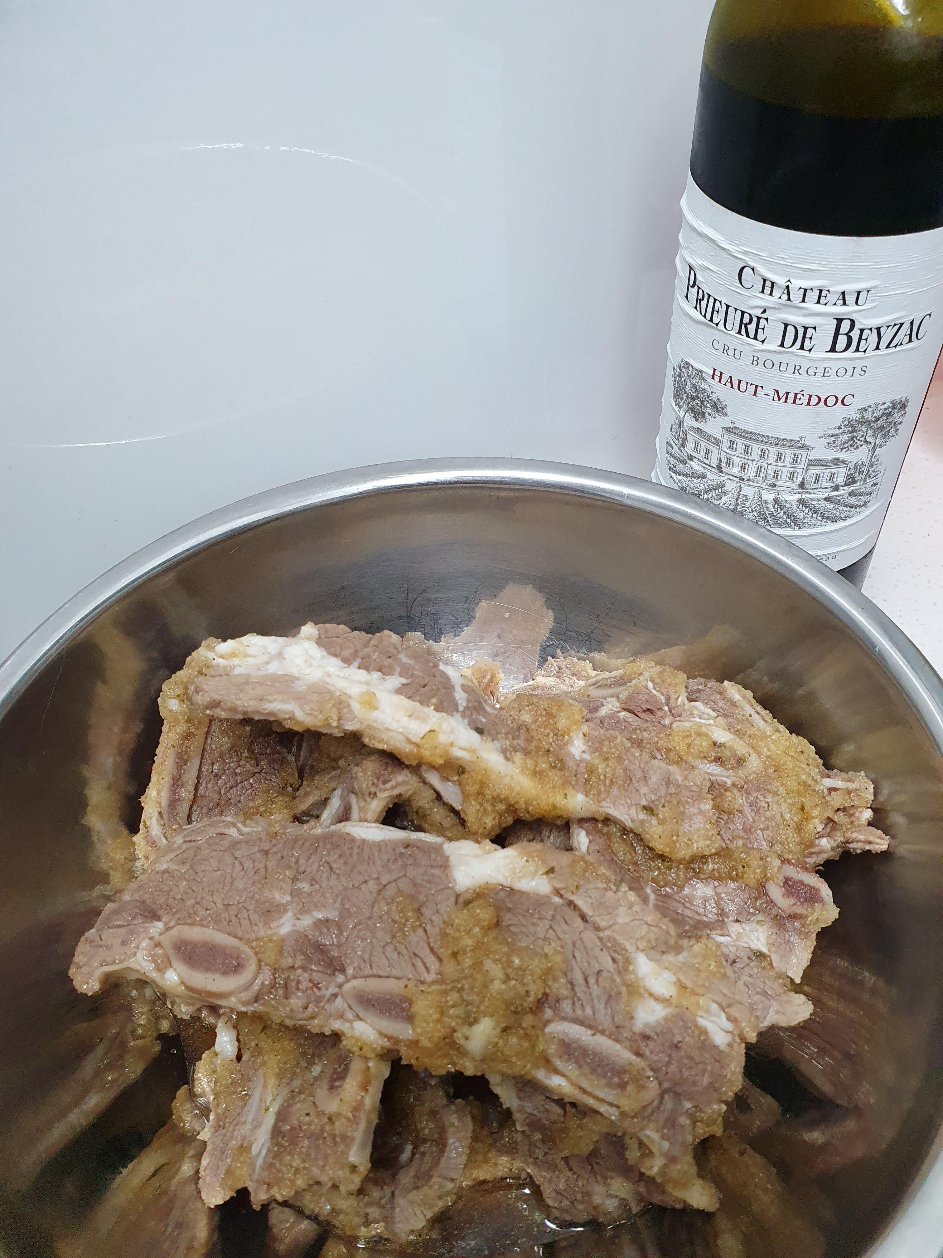 소갈비찜 양념소스 적포도주