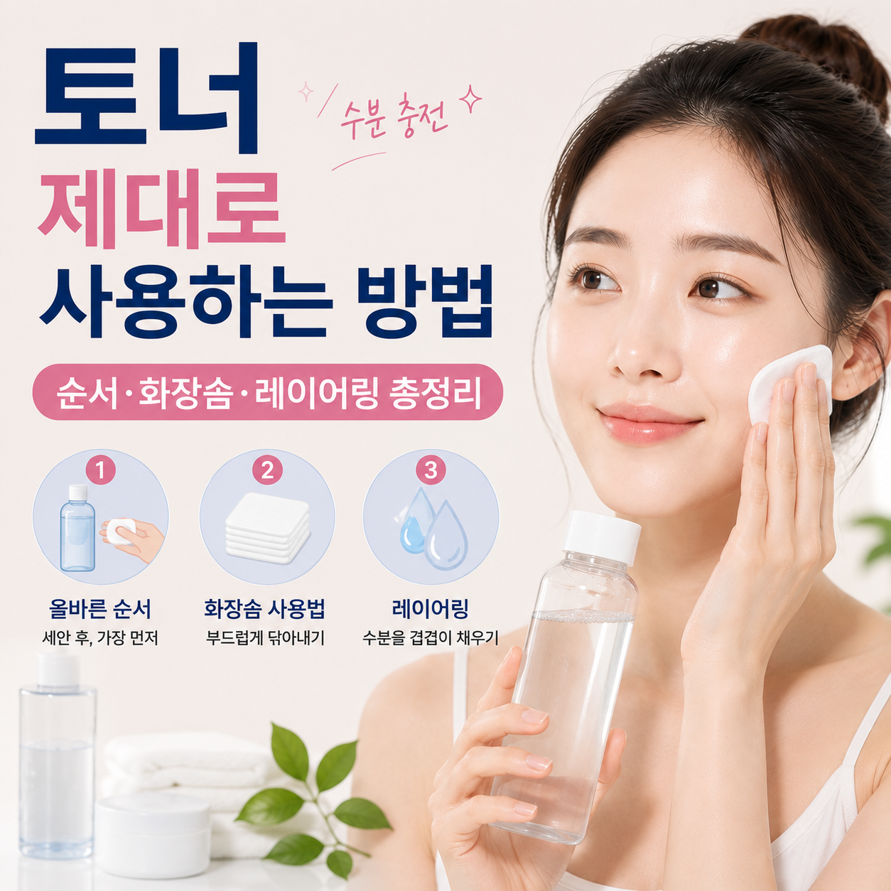 토너 제대로 사용하는 방법