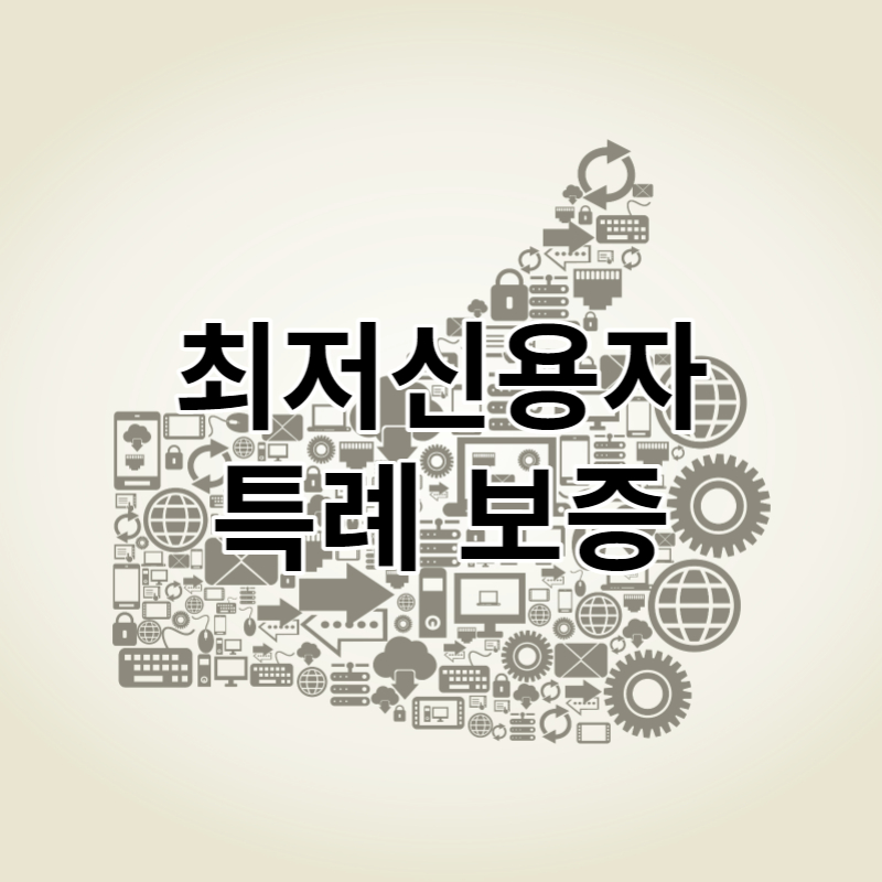 최저신용자 특례보증