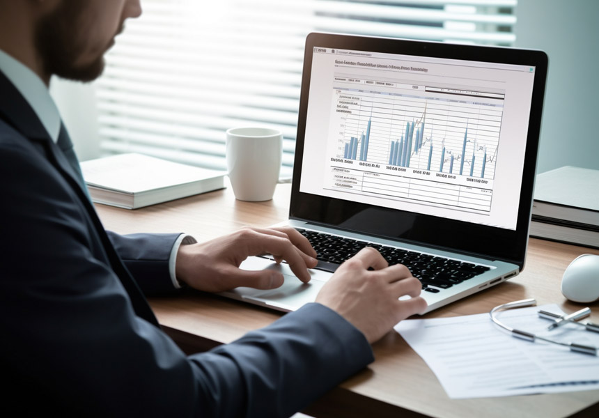 상승하는 주가 그래프와 함께 2025년 ETF 시장 성장을 상징하는 이미지