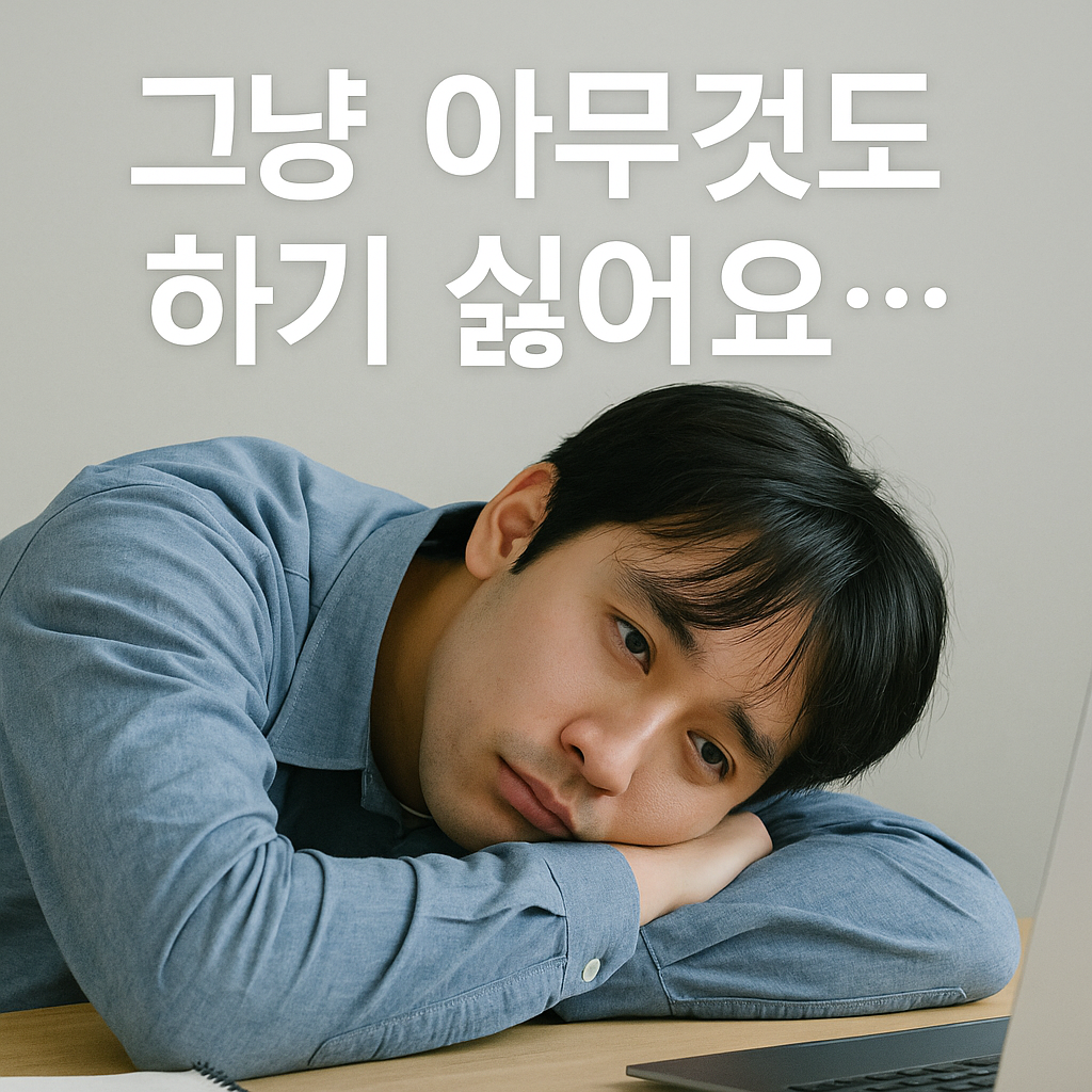 무기력증 증상, 원인, 예방, 치료, 진단 테스트