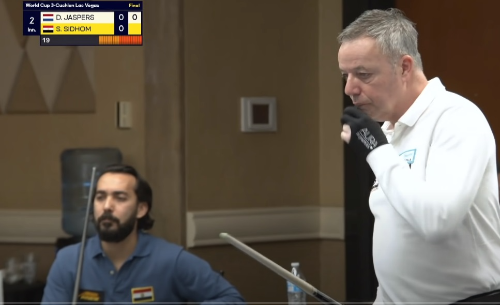 딕 야스퍼스 라스베가스 세계 쓰리쿠션 당구 월드컵 우승