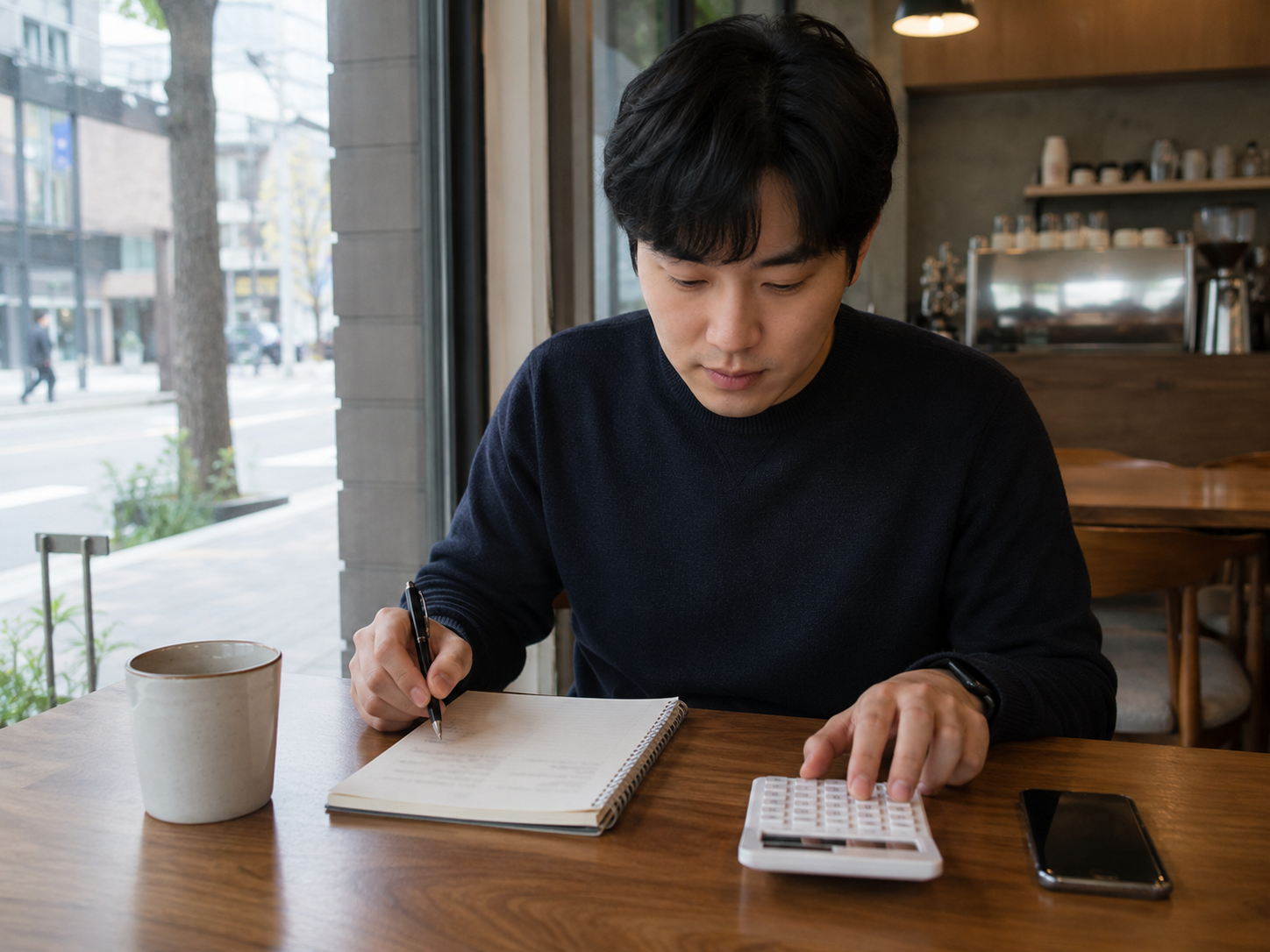 월 납입액과 3년 만기 적금 수령액을 계산하는 모습