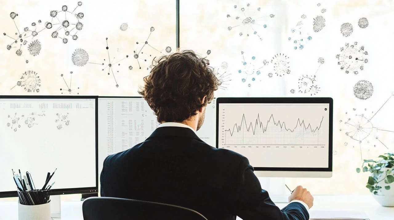 연금 수령을 위한 ETF 자동투자 계획을 디지털 플랫폼에서 설정하며 장기 투자 성장 전망을 살피는 투자자 모습으로, 연금 ETF 장기 수익률, 자동매수 전략, 노후 준비 방법, 투자 효율성, 자산관리 솔루션이 자연스럽게 드러납니다.