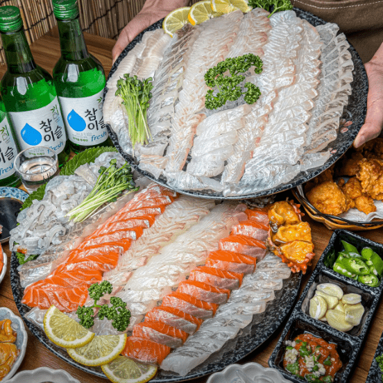 영흥도 맛집 "공룡수산횟집" 음식