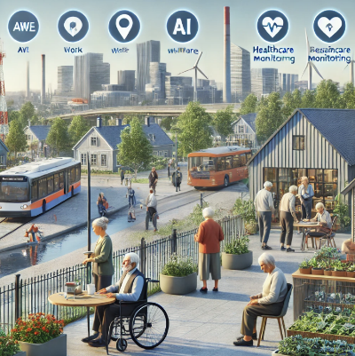 북유럽의 복지 시스템과 노인 맞춤 일자리 정책 관련 이미지