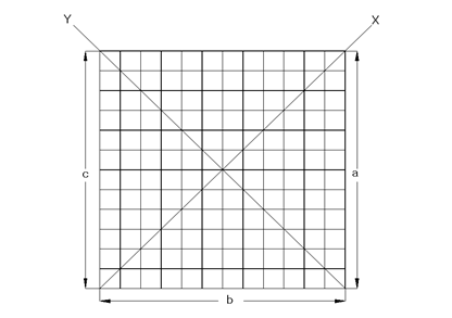 대각선 치수 및 허용차