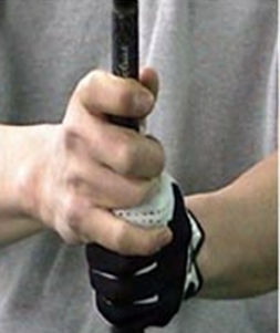 골프 오버래핑 그립 사진