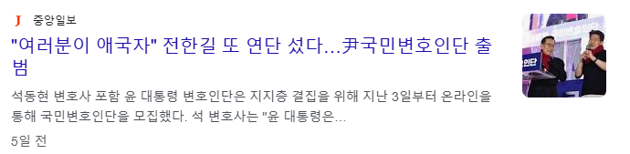 대통령 국민변호인단 홈페이지
