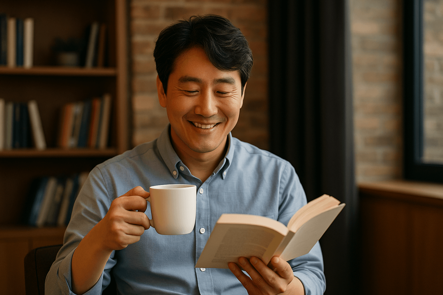 40대 남성의 삶-사진