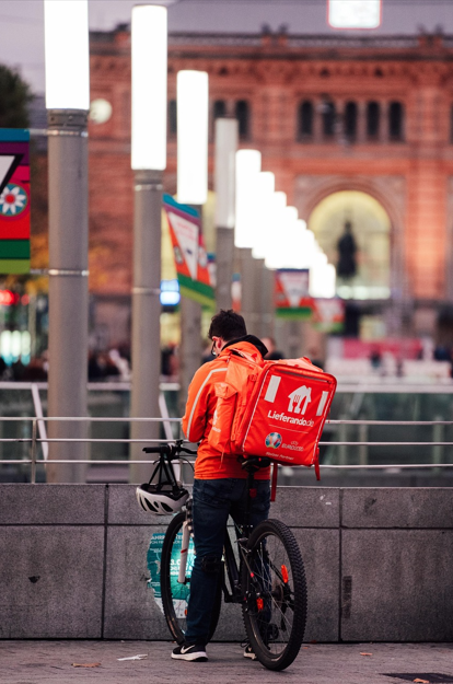 부업, 자전거, 배달 알바 이미지 사진