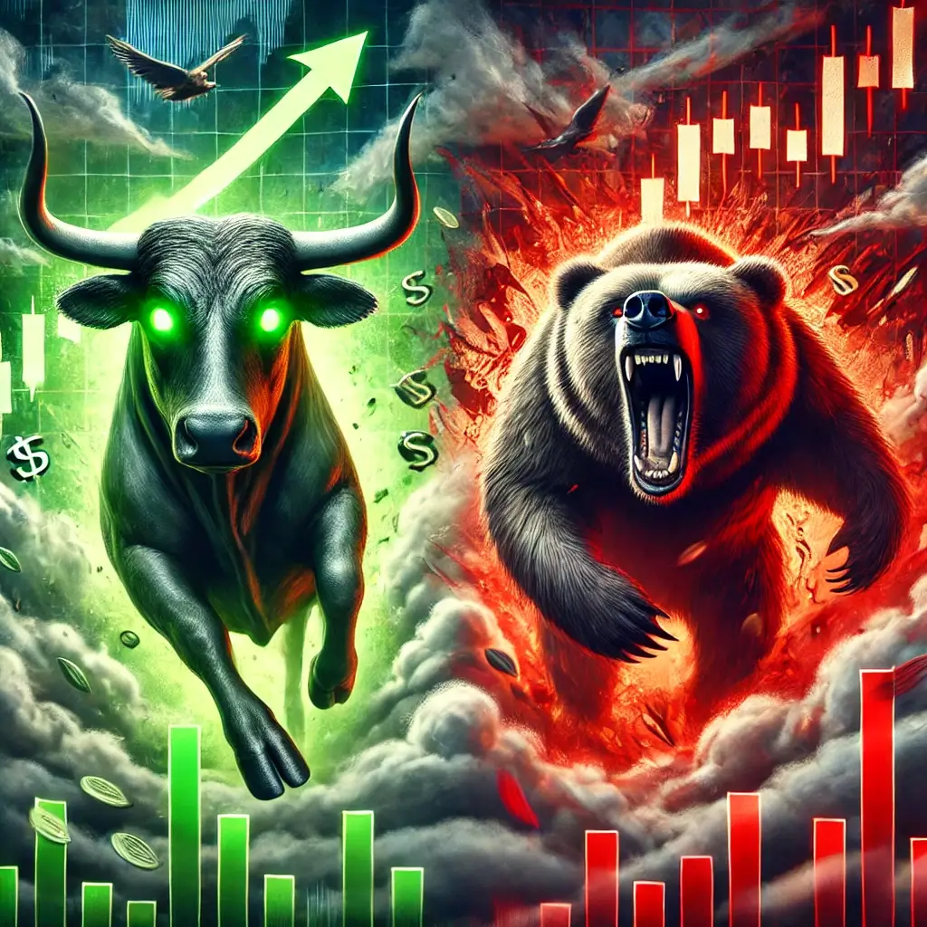 증시 강세장 약세장 이미지