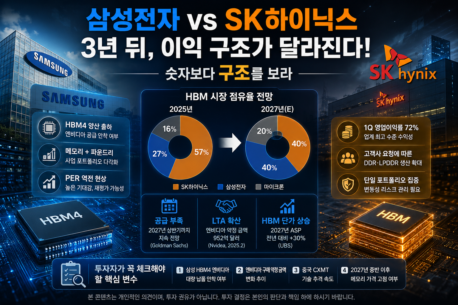 삼성전자 vs SK하이닉스