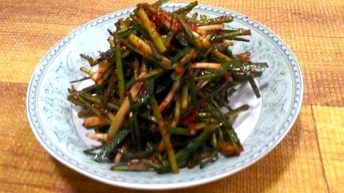 삼채-효능-삼채쫑무침-만들기