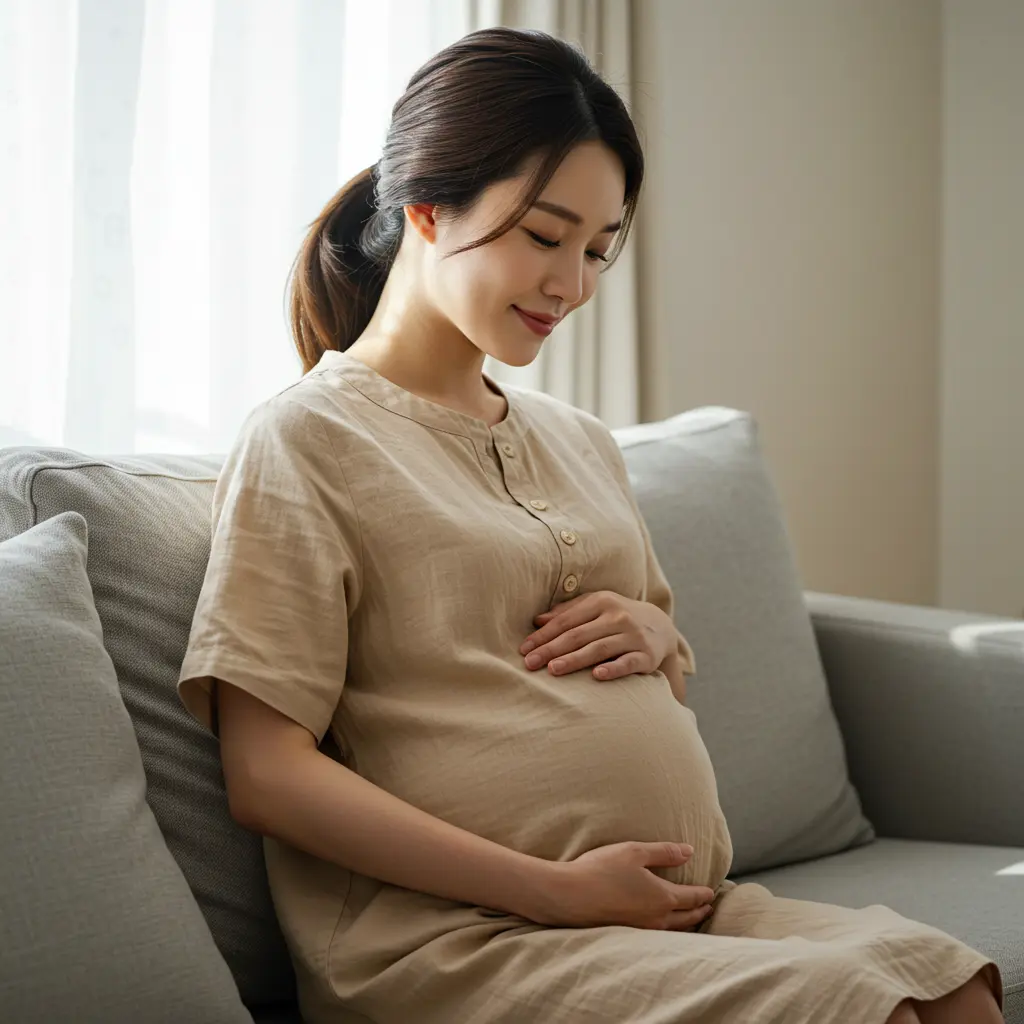 ์ํ์ ์์์ ๋ฐฐ๋ฅผ ๋ง์ง๊ณ ์๋ ์์ฐ๋ถ ์ด๋ฏธ์ง