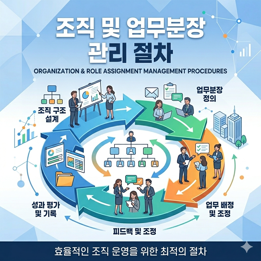 조직 및 업무분장 관리 절차 리브워크