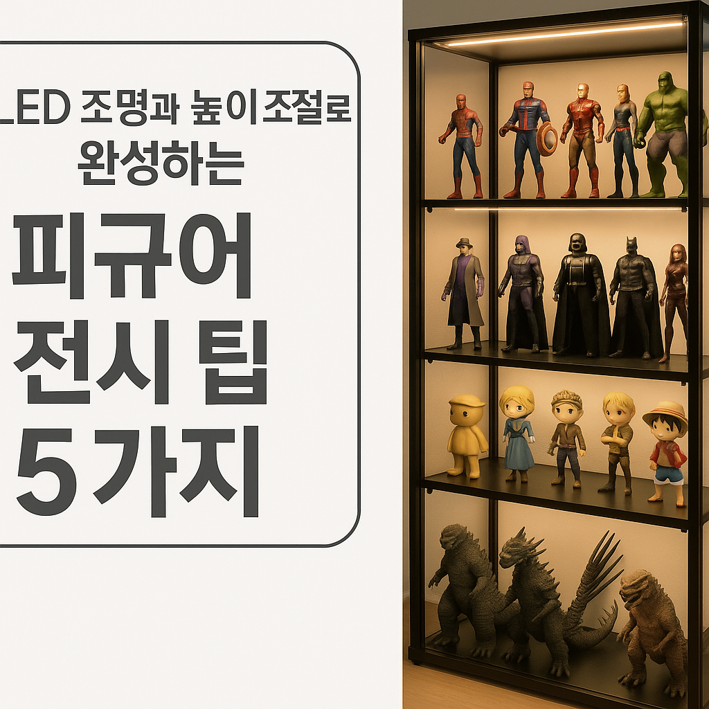 피규어 진열법