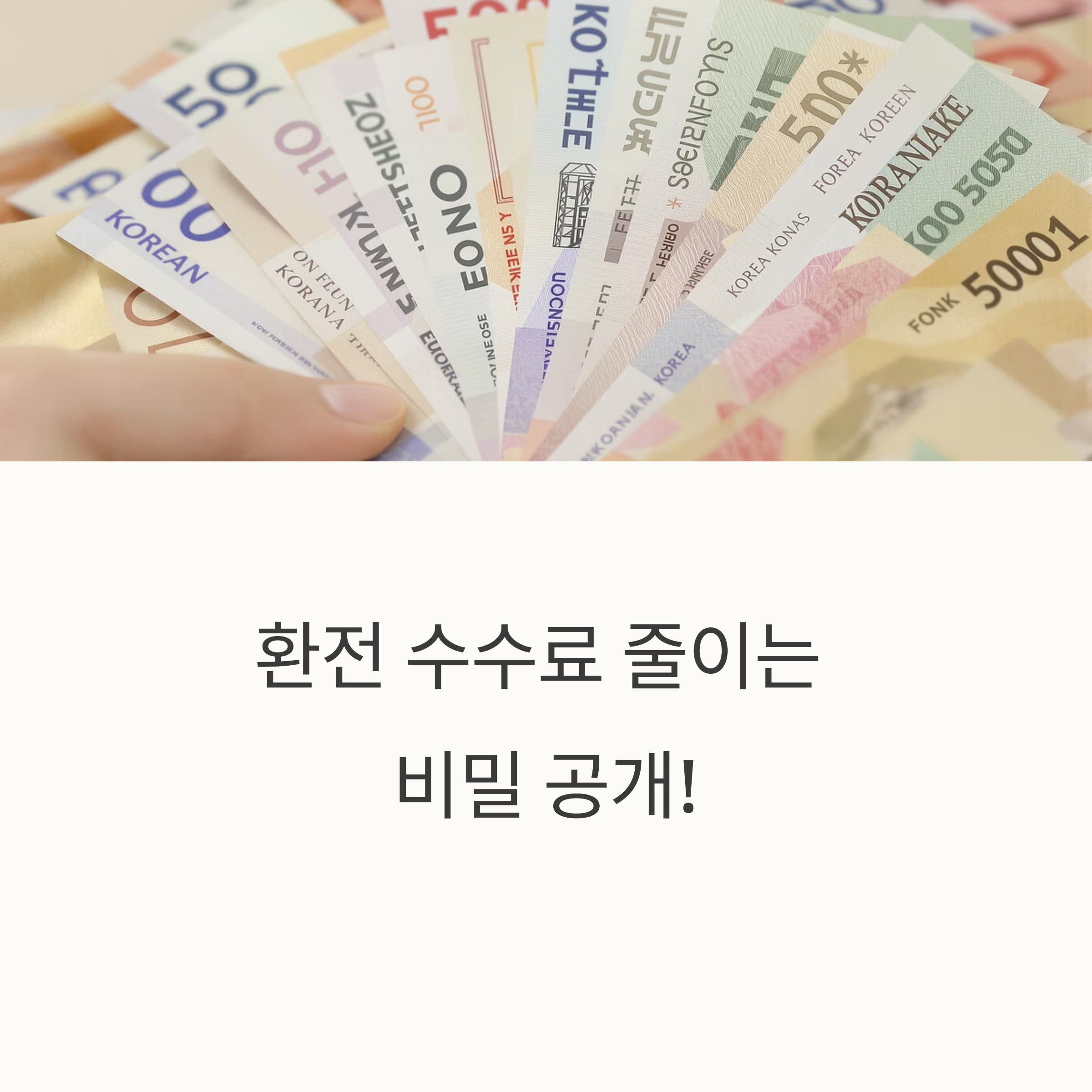 환전 잘하는 방법과 수수료 줄이는 팁