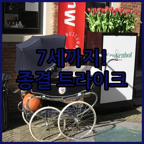 신생아부터 7세까지 타는 휴대용 유모..