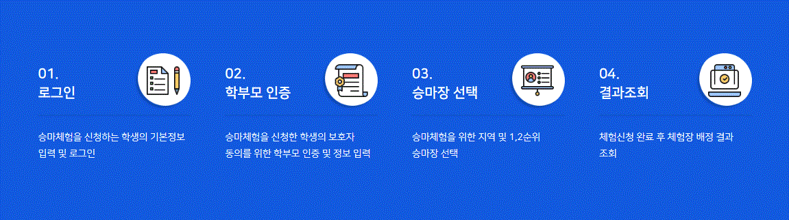 경기도학생승마체험 신청방법