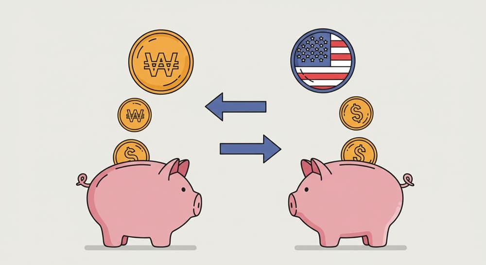 원화·달러 월배당 분산 인포그래픽