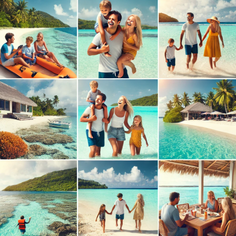 나우루 섬 가족여행 사진