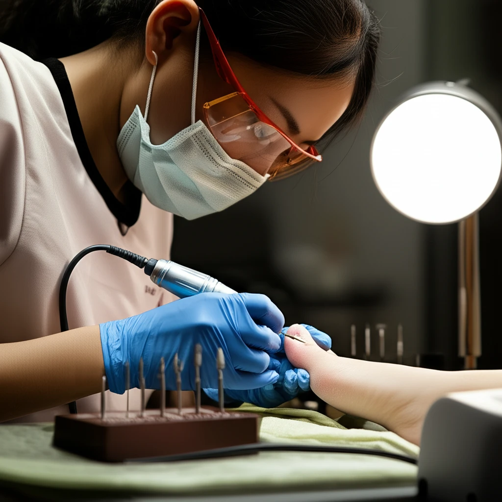 문제성 발톱, 드릴로 해결? 안전 수