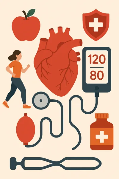 고혈압 치료 일러스트