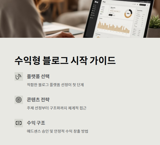 수익형 블로그 시작 가이드