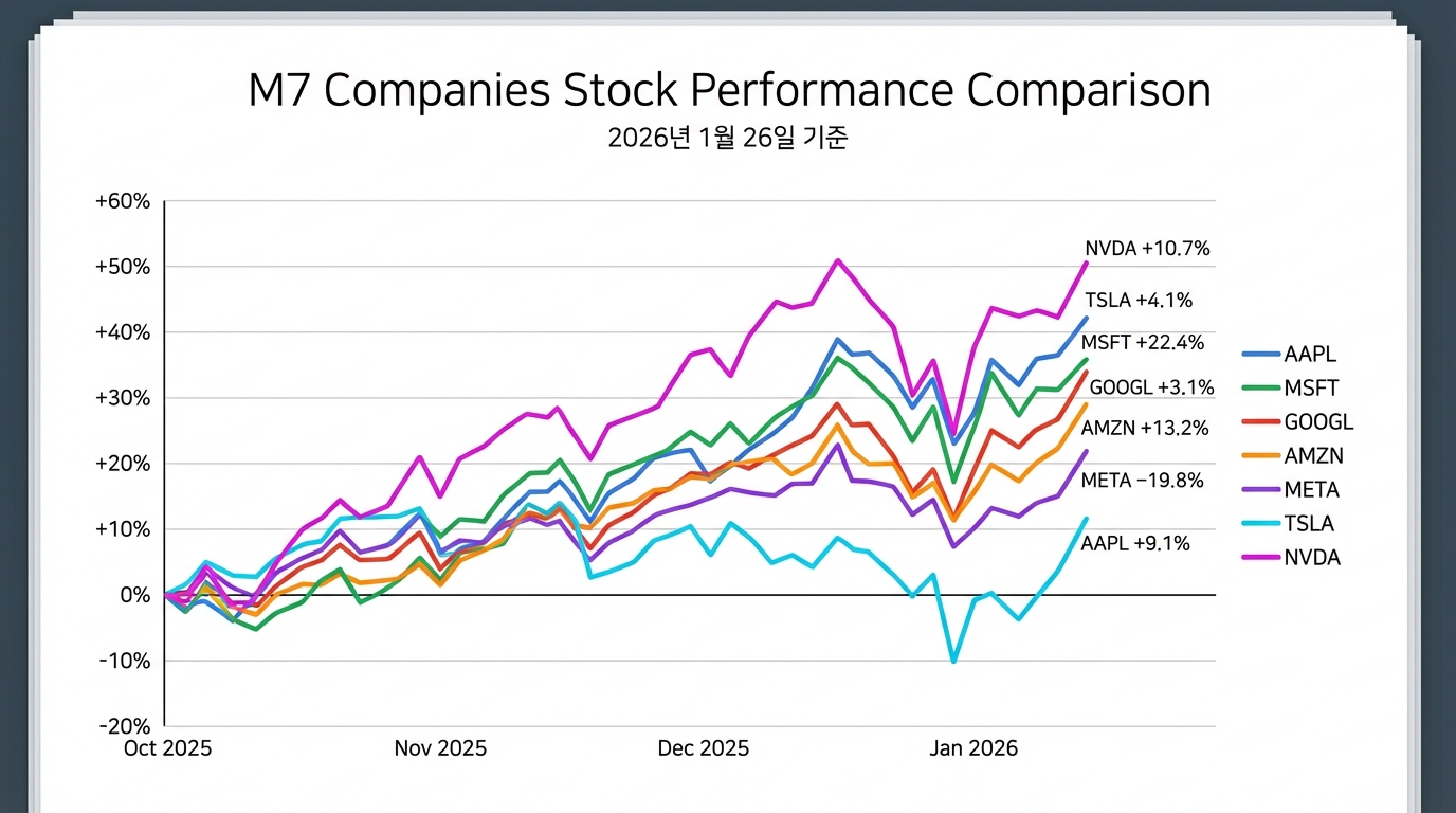 M7기업_주가흐름_비교차트