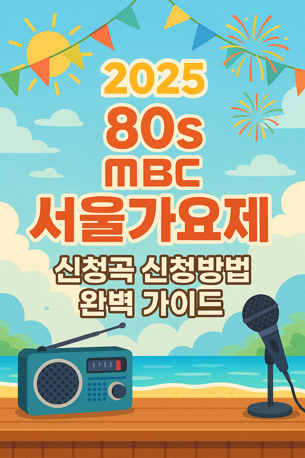 서울가요제 신청방법 안내문