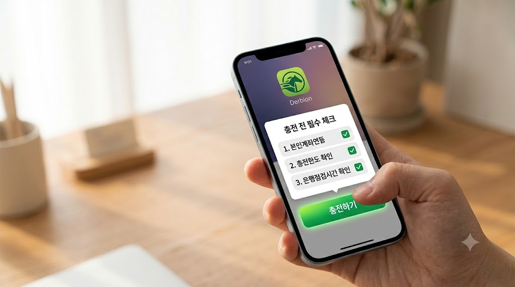 더비온 충전 전 체크리스트