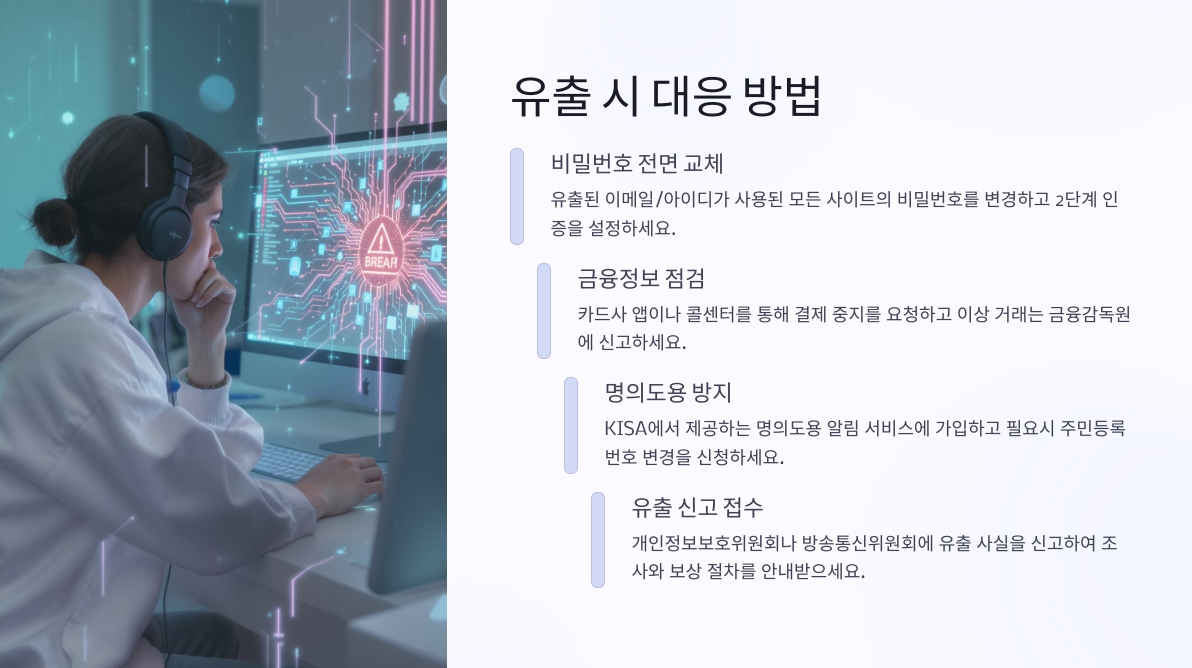 개인정보 유출 확인법