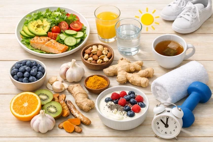 식단으로 면역력 높이는 음식 구성 예시13