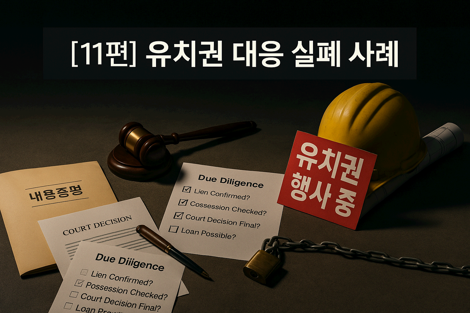 [11편] 유치권 대응 실패 사례: 확정되지 않은 1심 판결을 믿은 대가