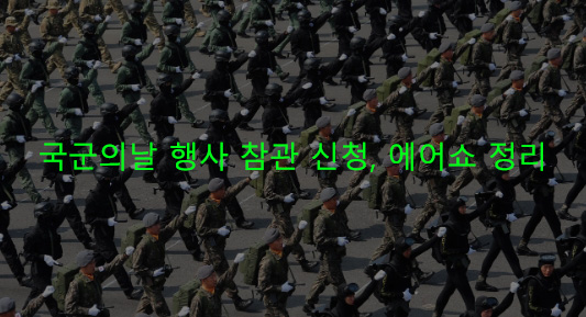 국군의날 행사 참관 신청, 에어쇼 정리