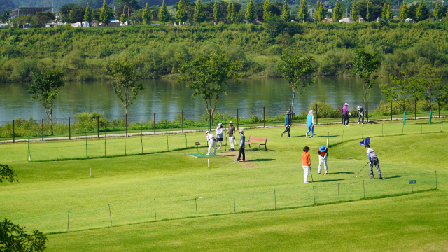 파크골프 코스 전경