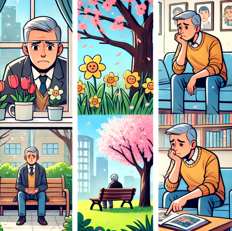 50대 이후 중년 봄만 되면 우울한 이유와 관련된 사진