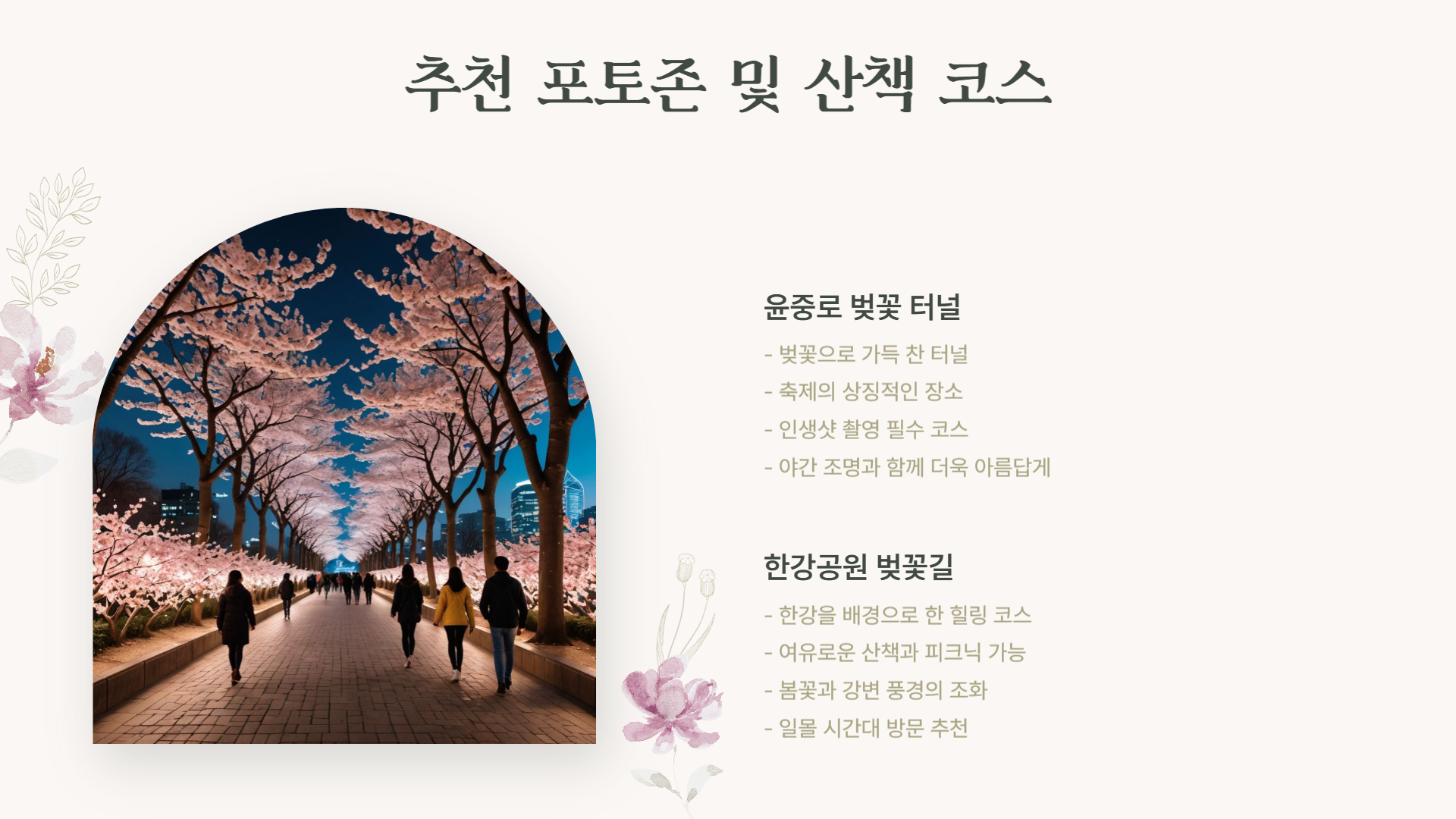 2025 여의도 벚꽃 축제 일정 및 필수 정보 총정리