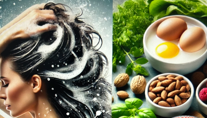 탈모 핵심 정보 글 썸네일 - 탈모에 좋은 식품