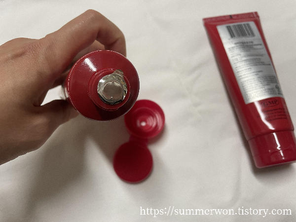 포포크림 마개 오픈 후