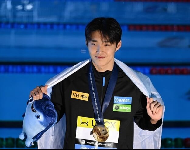김우민-금메달