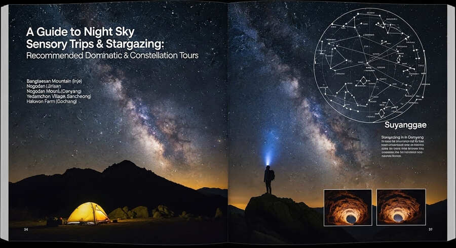 밤하늘 감성 여행 별 보러 가기 좋은 국내 명소와 별자리 여행지 추천