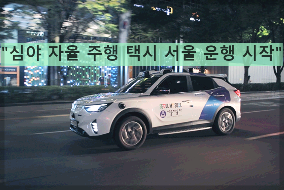 심야 자율주행 택시 서울