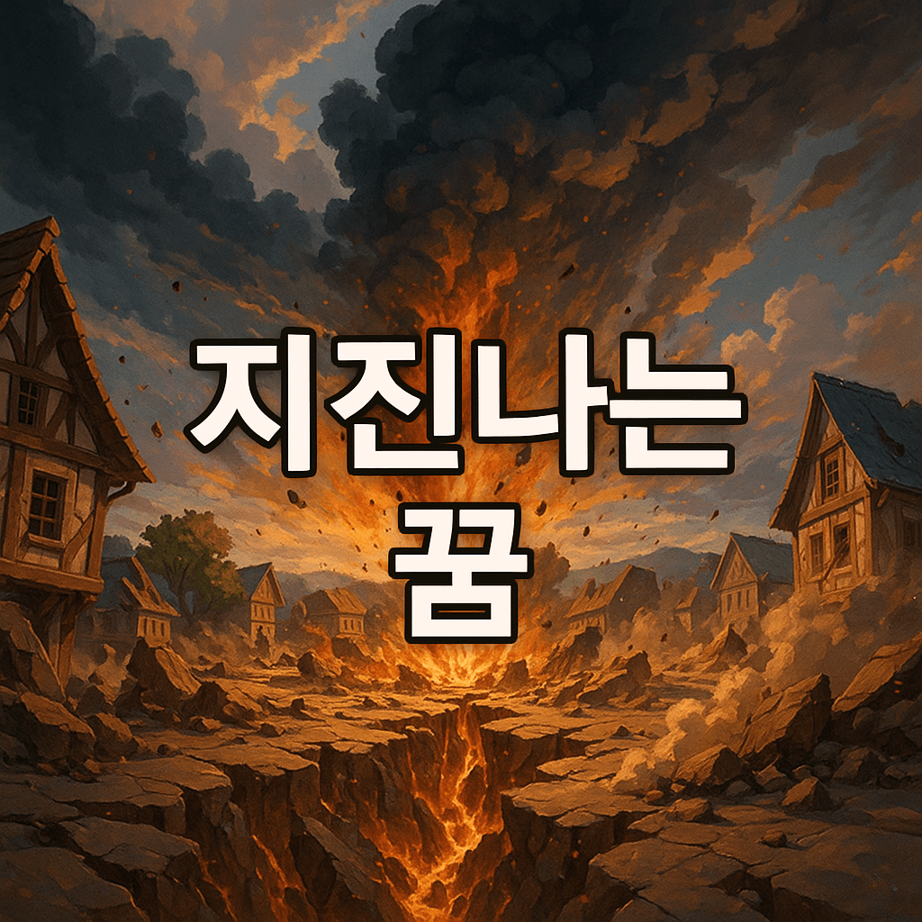 지진나는 꿈 해몽