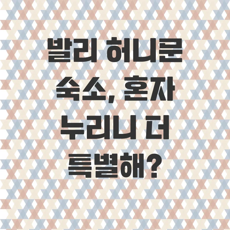 혼자만의 발리 허니문_1