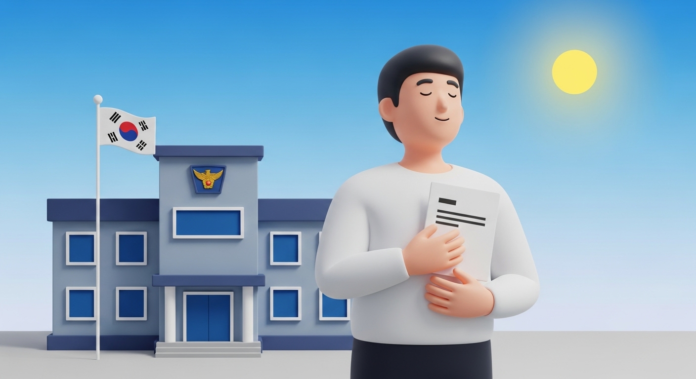 전과기록, 경찰서출석